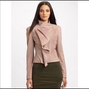 DVF patisserie leather jacket